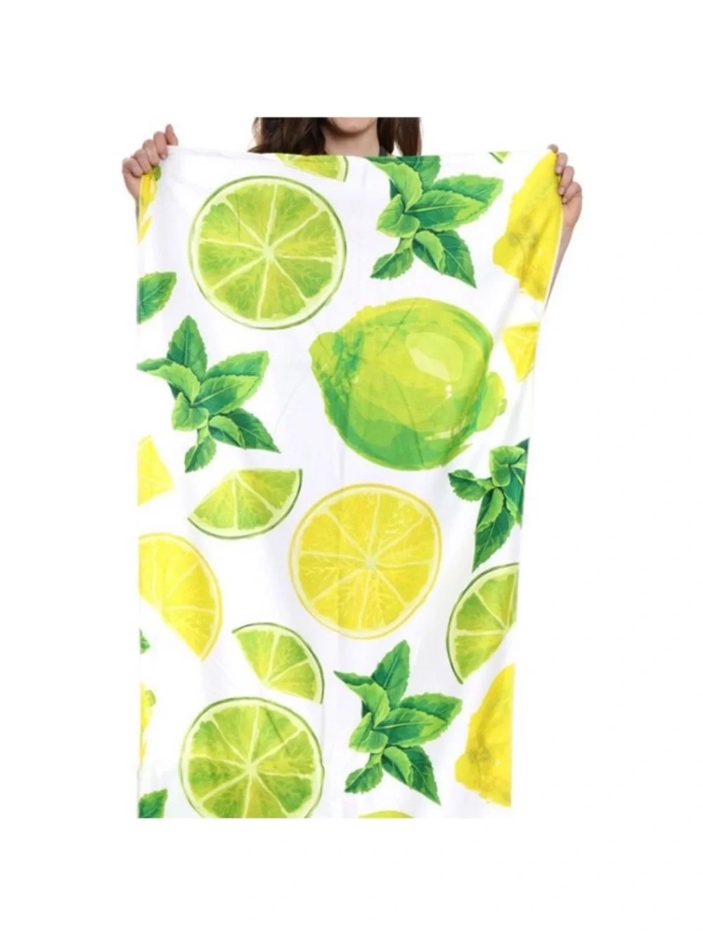 🍋 Citrus Beach Towel & Drawstring Backpack Set | NWT
